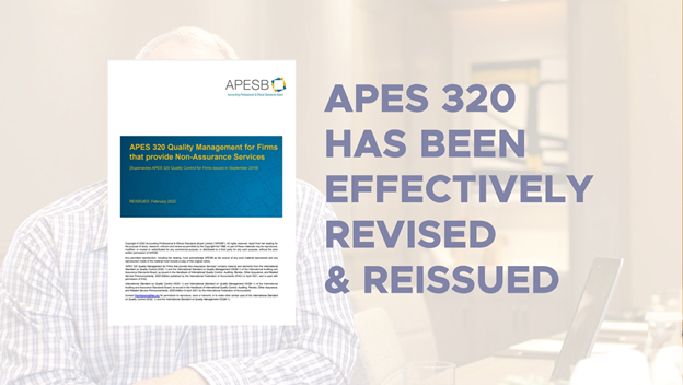 Changes in APES 320